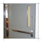 Door Frame, Door, Panic and Specialty Hardware